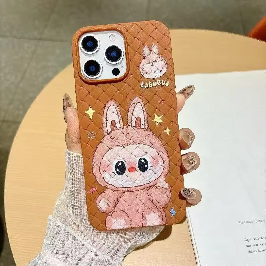 Labubu tressé BAILI mignon dessin animé